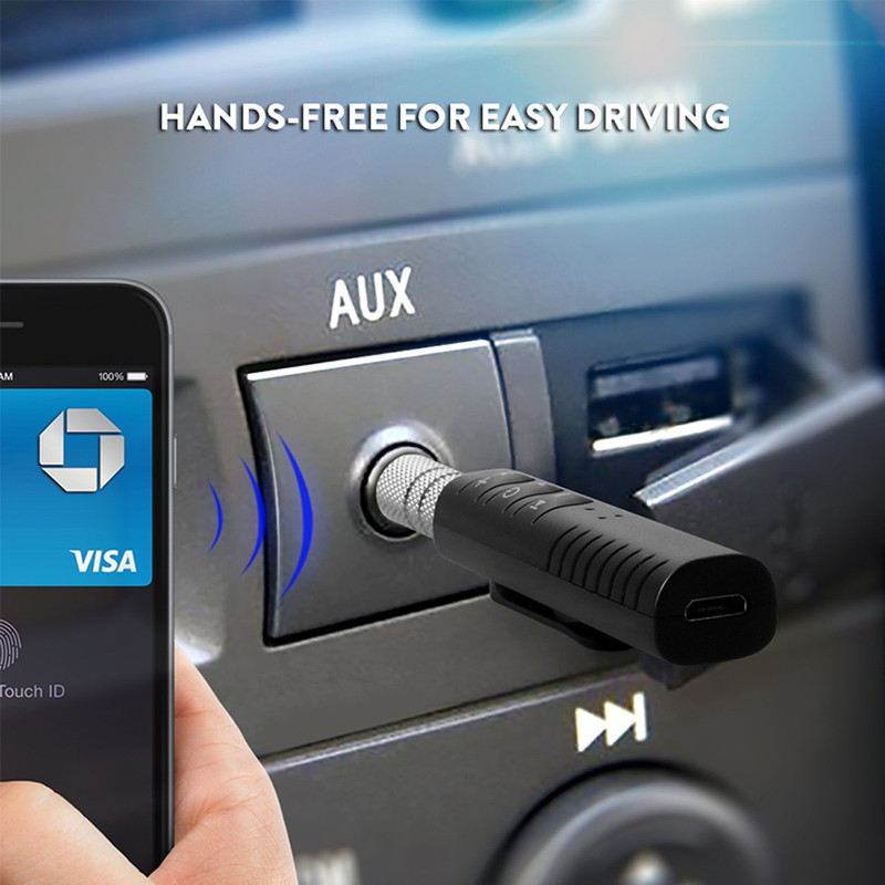 flip finz v3.0 Car Bluetooth Device with Audio Receiver(Black)