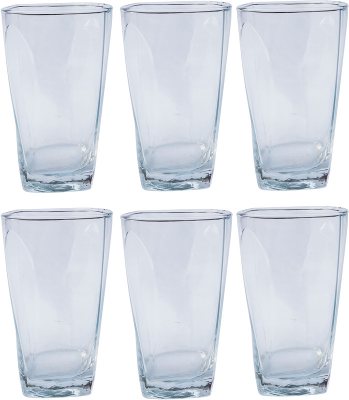 being creative Multipurpose Party Designer & Clear 6 Juice Glass Set(Glass, 236 ml, Clear, Pack of 6)