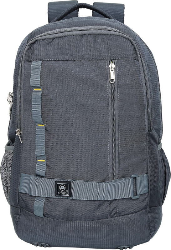 alfisha 19 inch Expandable Laptop Backpack(Grey)
