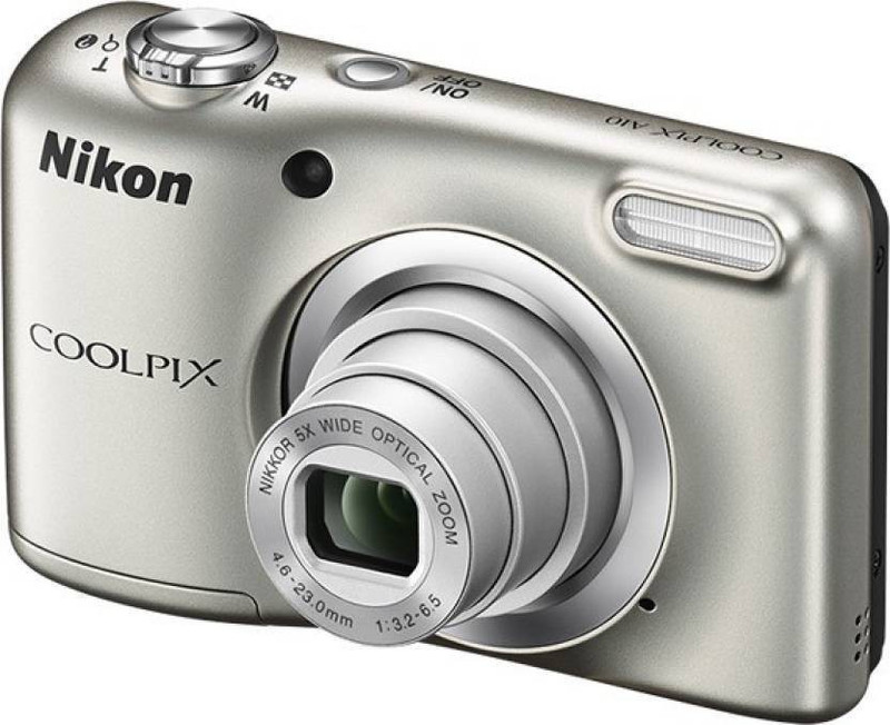 Nikon COOLPIX A10(16.1 MP, 5x Optical Zoom, 4x Digital Zoom, Silver)