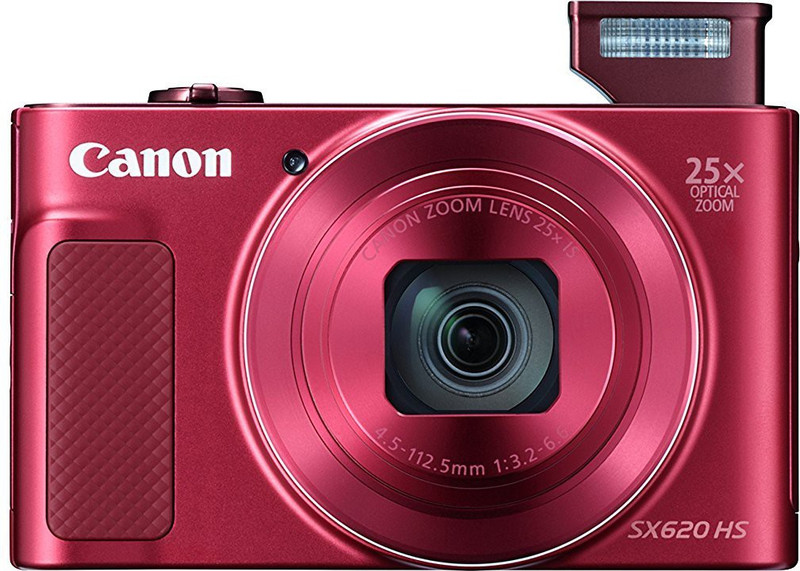Canon Powershot SX620 HS(20.2 MP, 25x Zoom Optical Zoom, 25 Digital Zoom, Red)