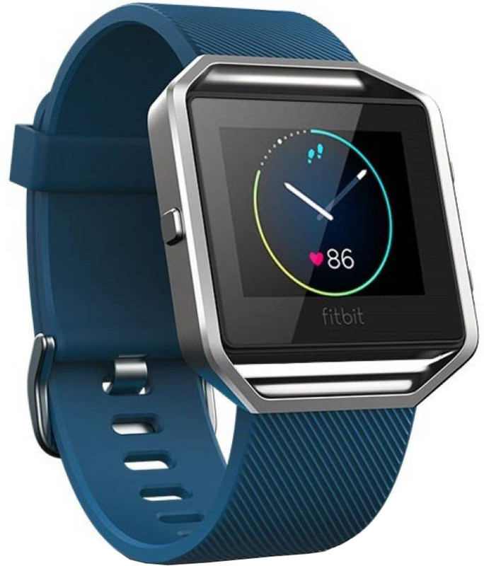 Fitbit Blaze Fitbit Smartwatch(Blue Strap Large)