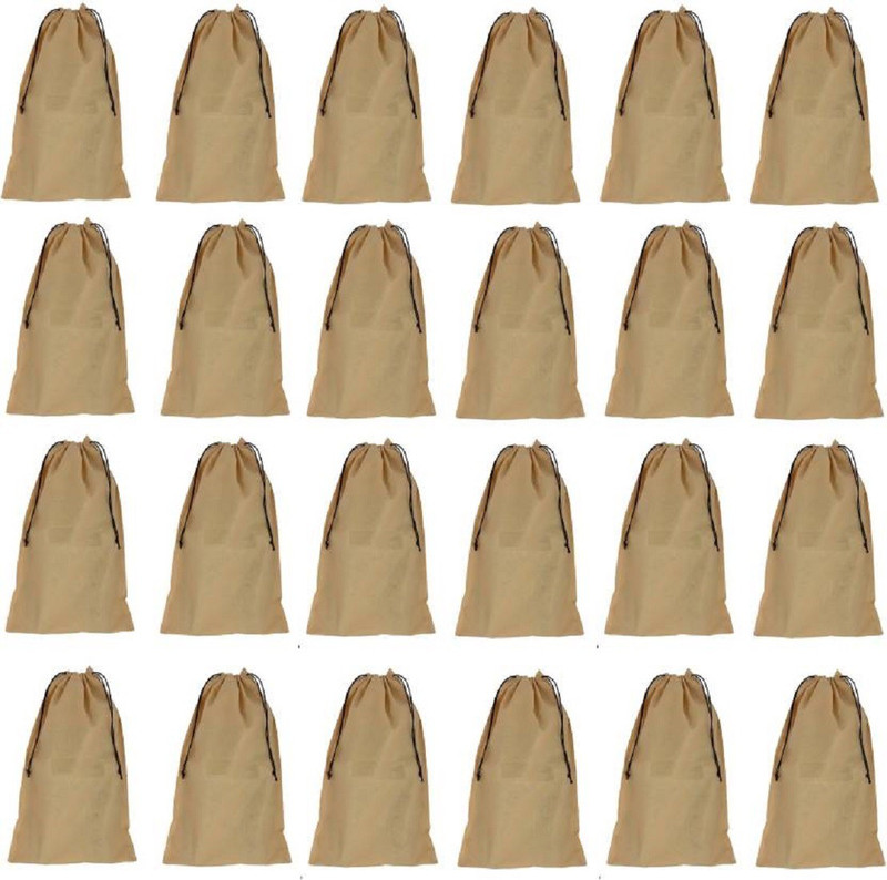 shivanshshine Pack Of 24 Shoe Pouch Shoe Cover Shoe Kit (Beige)(Beige)