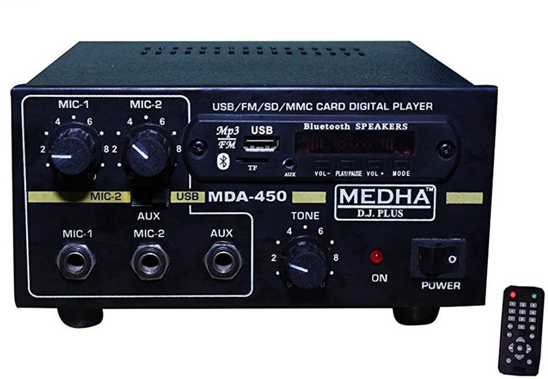 Medha MDA-450BT 220 W AV Power Amplifier(Black)