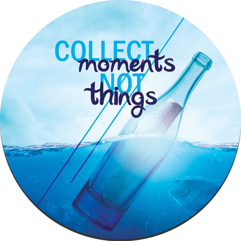 CRAZYINK MPADROUND-Collect Moments Mousepad(Multicolor)