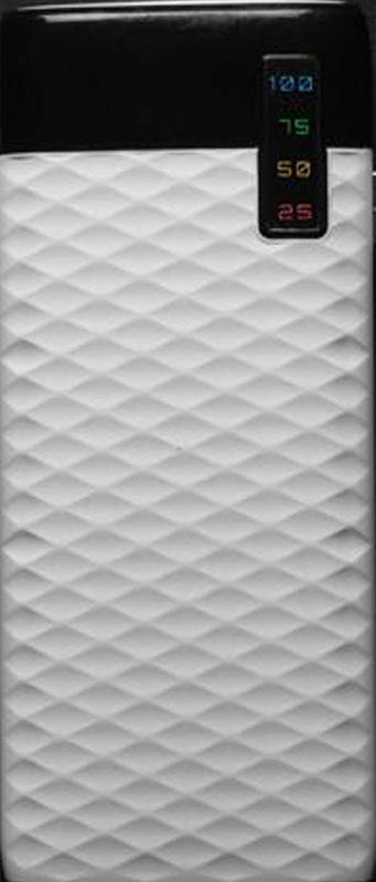 sarc infotech 10000 Power Bank (POWER BANK, TRAVEL BATTERY CHARGER WITH 10000MAH POWER BANK)(White, Black, Lithium-ion)