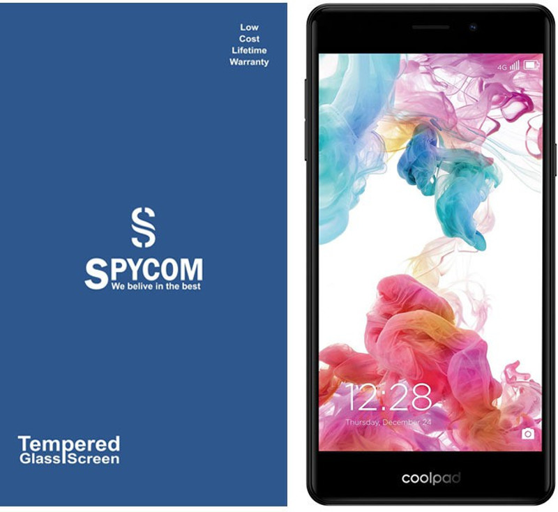 Spycom Tempered Glass Guard for Coolpad Note Mega 2.5d(full body cover)(Pack of 1)