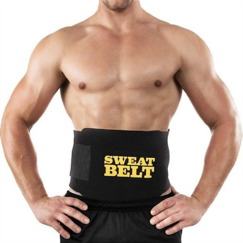 raienterprises Neotex Body Sweat Fat Burn Slimming Belt(Black)