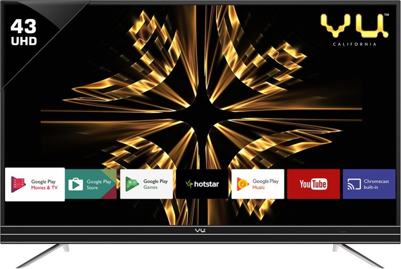 Vu Official Android 109cm (43 inch) Ultra HD (4K) LED Smart TV(43SU128)
