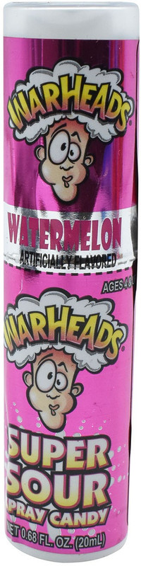 Warheads Super Sour Spray Candy Watermelon Flavored 20ml 0 66oz Buy Online In Andorra At Andorra Desertcart Com Productid 139631217