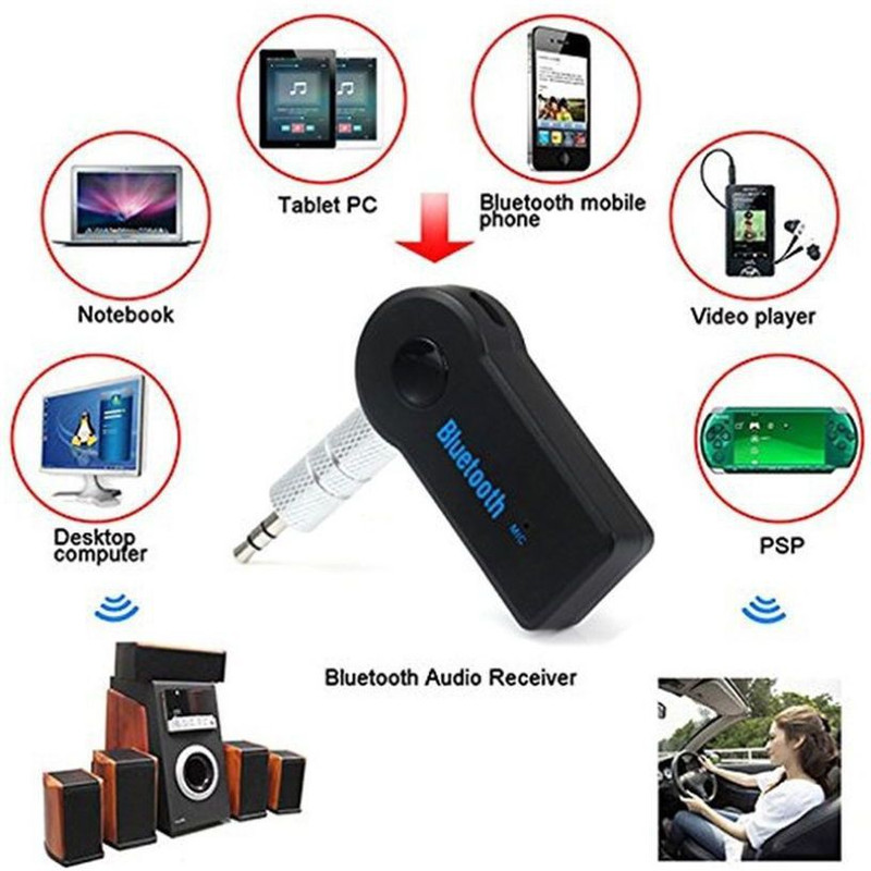 teleform v3.0 Car Bluetooth Device with Audio Receiver(Black)
