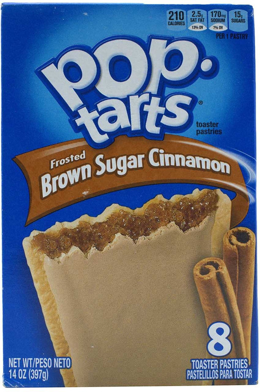 Pop Tarts Toaster Pastries, Frosted Brown Sugar Cinnamon, 8 pack - 397g(397 g, Box)