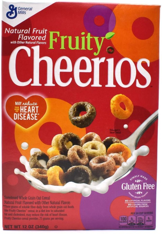 General Mills Fruity Cheerios, Gluten Free - 340g (12oz)(340 g, Box)