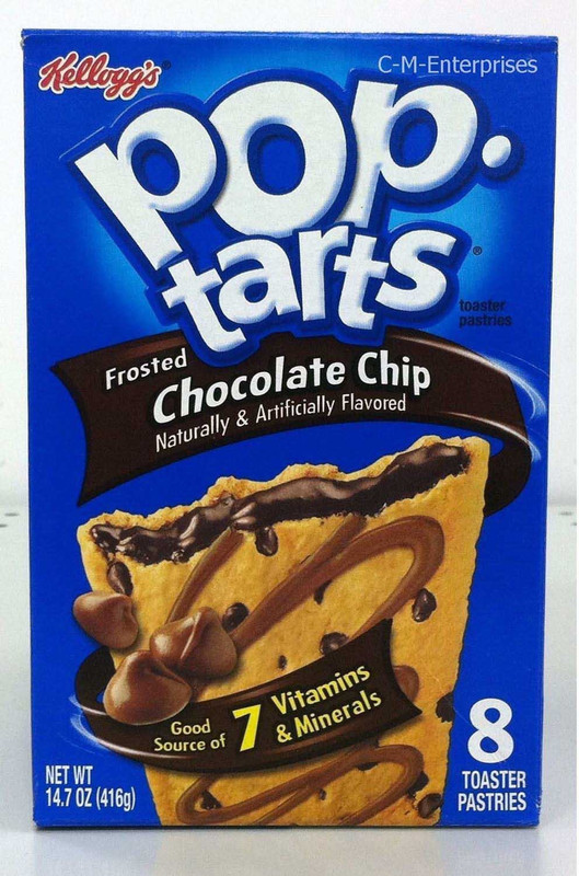 Pop Tarts Toaster Pastries, Frosted Chocolate Chip, 8 pack - 416g(416 g, Box)