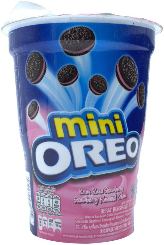 Oreo Mini, Strawberry Flavored Cream - 67g(67 g)