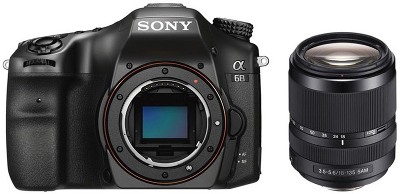Sony ILCA-68M DSLR Camera Body with 18 - 135 mm Zoom Lens(Black)
