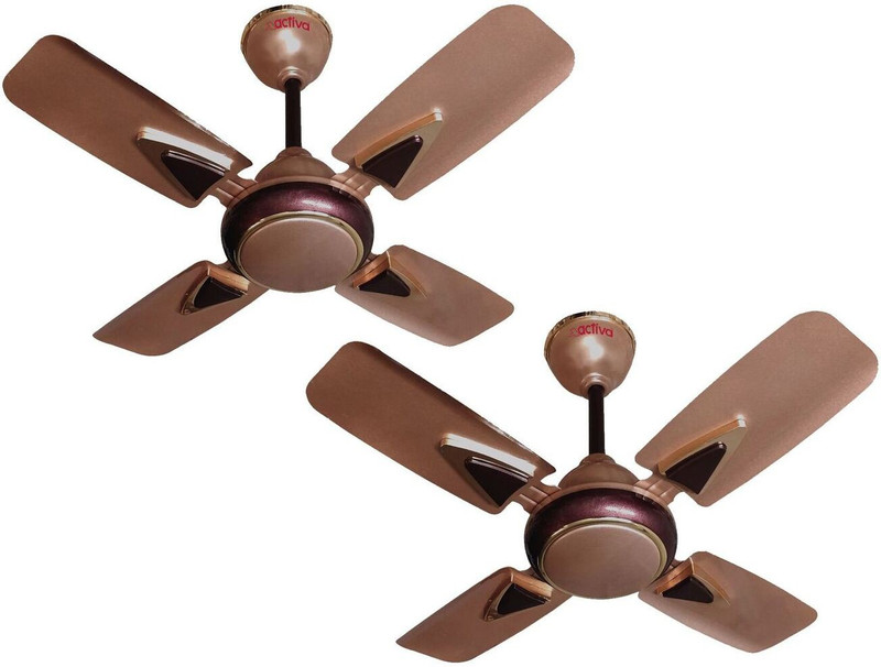 ACTIVA GALAXY-1 600 mm 4 Blade Ceiling Fan(GOLDEN, Pack of 2)
