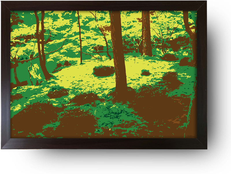 rawnbrokar 'AUTUMN' Natural beauty in the woods, Digital Reprint 23 inch x 16 inch Painting