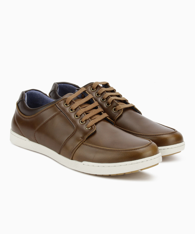 V Dot by Van Heusen Corporate Casual For Men(Brown)