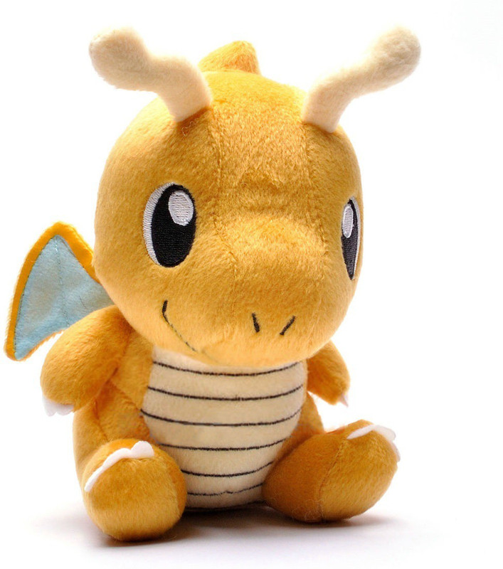 imodish Pokemon GO Dragonite 22 cms Soft Flush Stuffed Toy  - 22 cm(Orange)