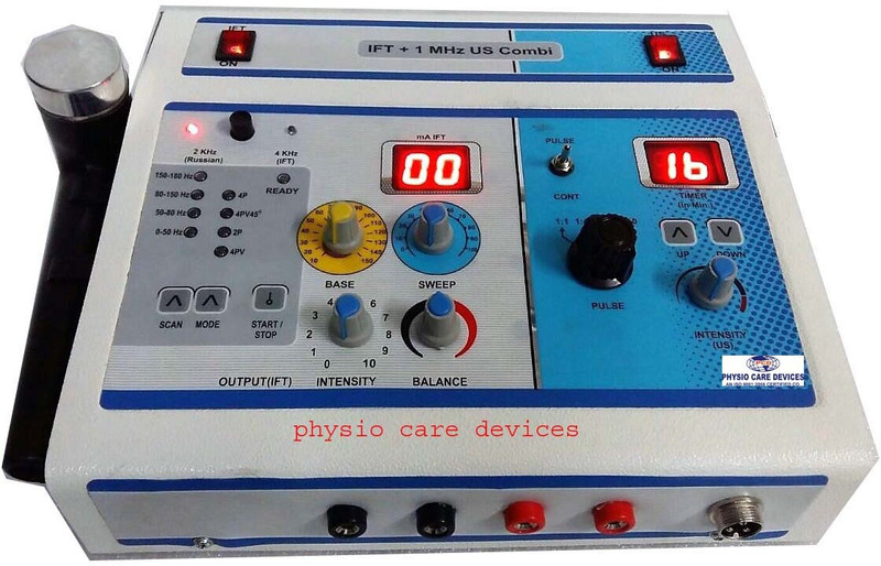 physiocaredevices PCD 130 A COMBO (Interferential Therapy+Ultrasound Therapy) Digital Electrotherapy Device(pcd 130A)