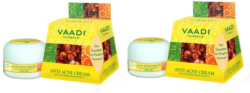 vaadi herbal Anti acne ceam-with clove & Neem extract 30gm(pack of 2)(60 g)