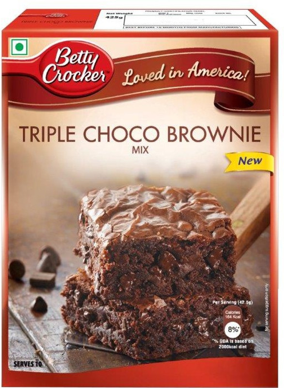 Betty Crocker Triple Choco Brownie Mix 425 g