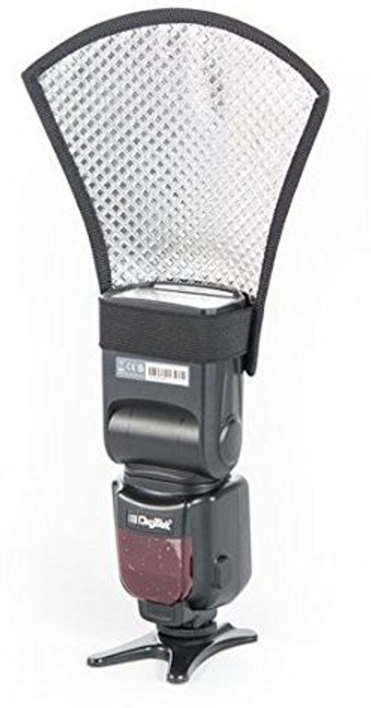 SS FLASH BOUNCE CARD NIKON,CANON Diffuser(Silver, White)