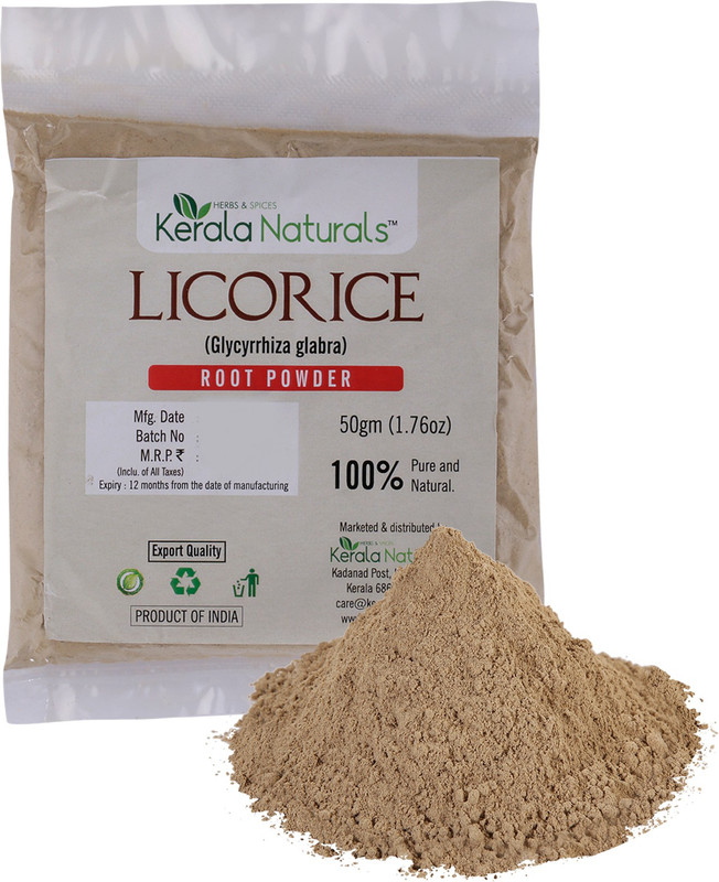 kerala naturals 100% Natural Mulethi(Licorice) Powder For Skin (150 g)(150 g)