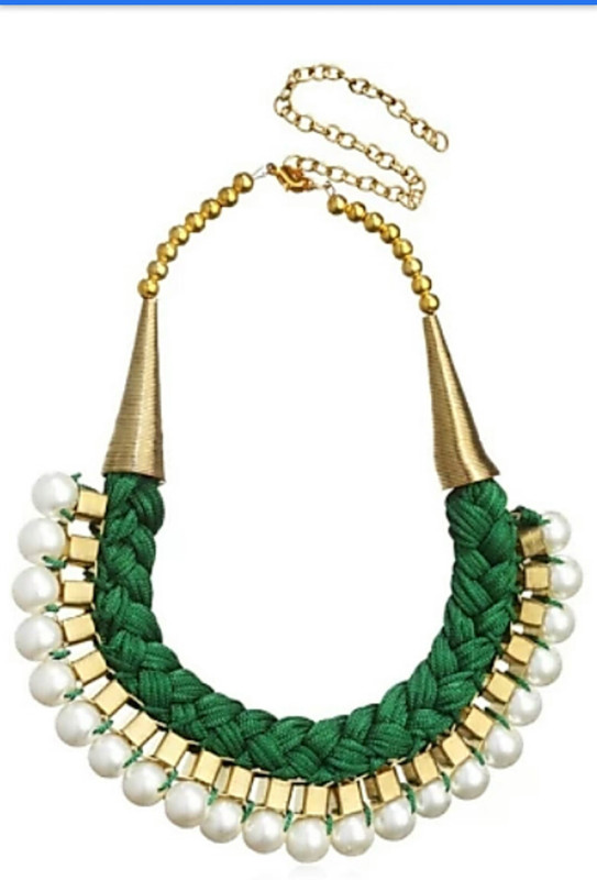 urbanela Urbanela green beads trendy necklace set #ADBN02-GREEN Alloy Necklace Set