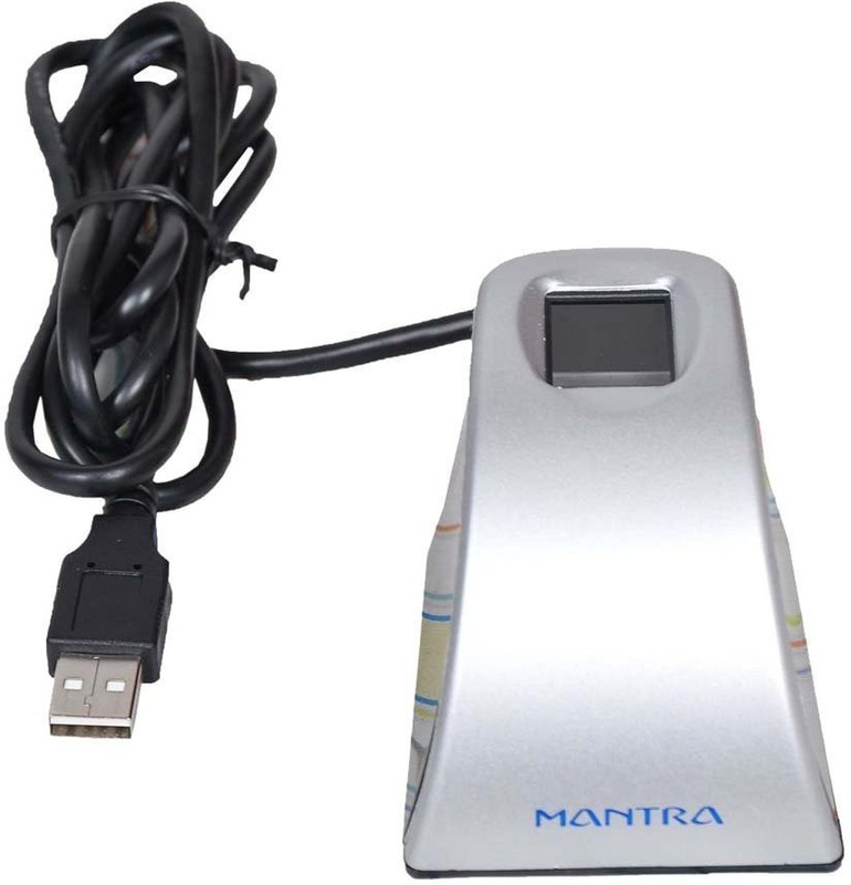 ICONS Mantra MFS 100 Biometric Fingerprint USB Device With RD Service Corded Portable Scanner