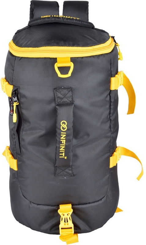 INFINITI 15 Liters Black Multi Utility Sports Duffel(Black, Kit Bag)