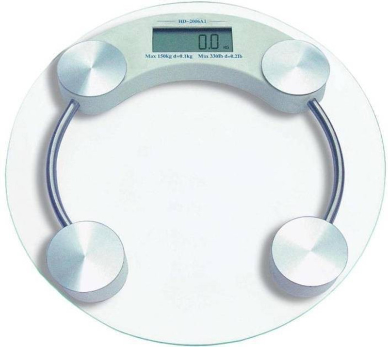 GADGET TREE Personal Health Human Body Digital Weight Machine Round Transparent Glass Weighing Scale(White) GADGET TREE Personal Health Human Body Digital Weight Machine Round Transparent Glass Weighing Scale(White)