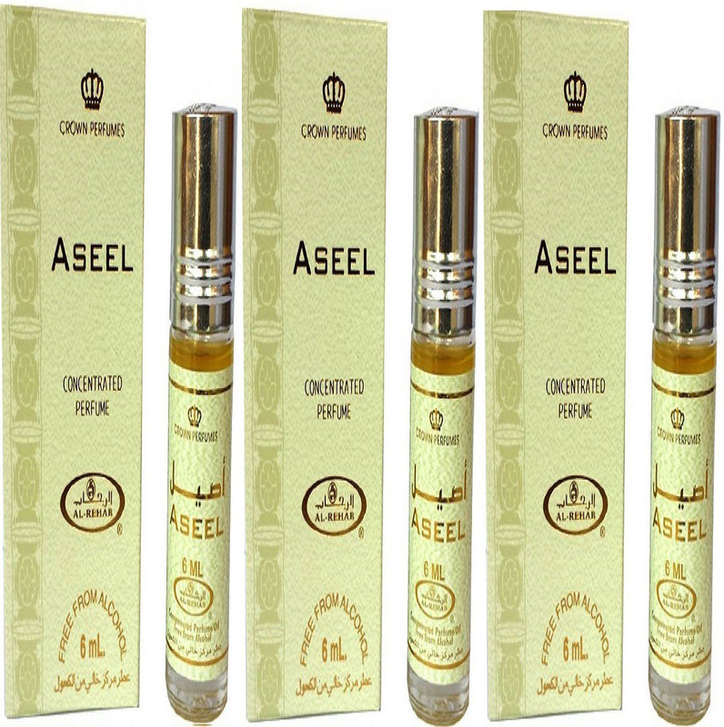 AL-REHAB Al- Rehab Aseel pack Of 3 Floral Attar(Floral)