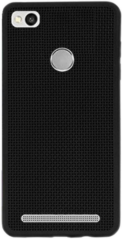 swipewide Back Cover for Mi Redmi 3S Prime(Black, Grip Case)
