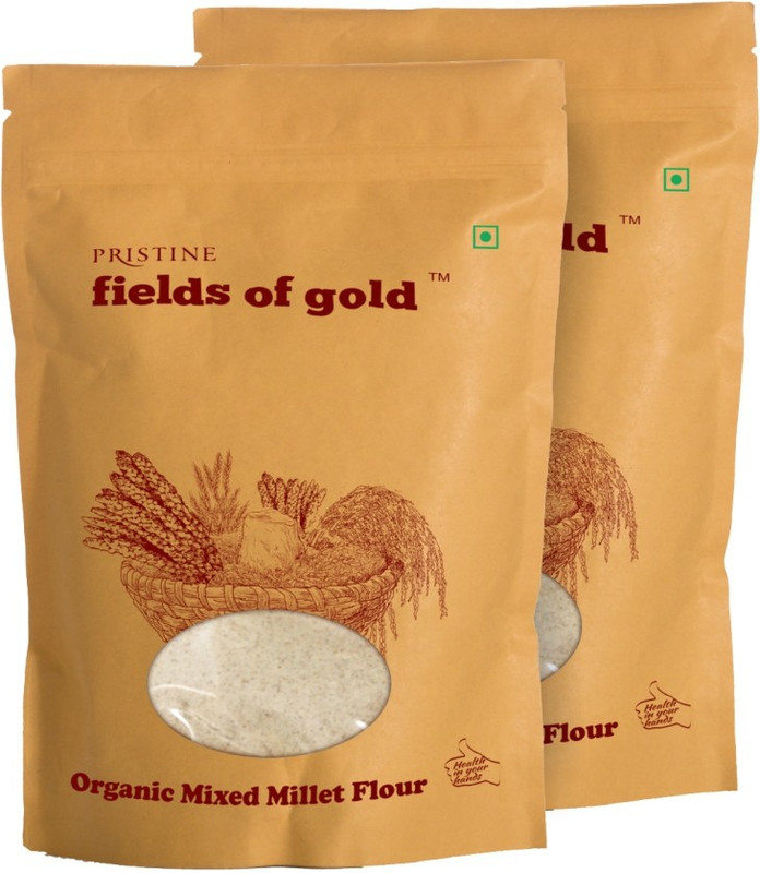 Fields of Gold Organic Mixed Millet Flour(2000 g, Pack of 2)