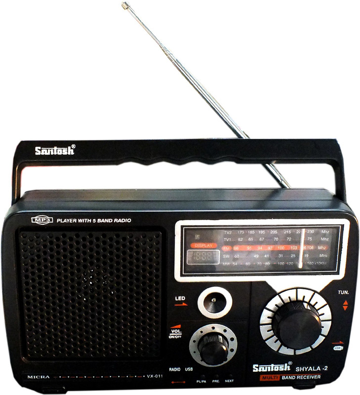 Santosh Shyala 2 FM Radio(Black)