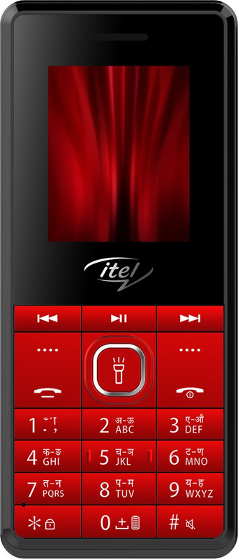 Itel IT 2131(Black & Red)
