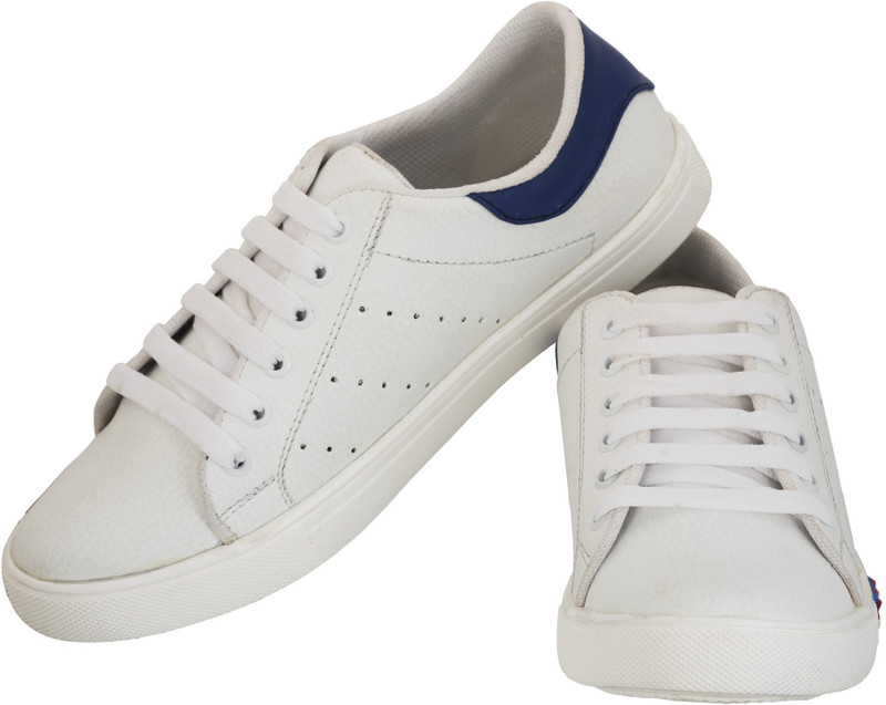 Beonza Sneakers For Men(White, Blue)
