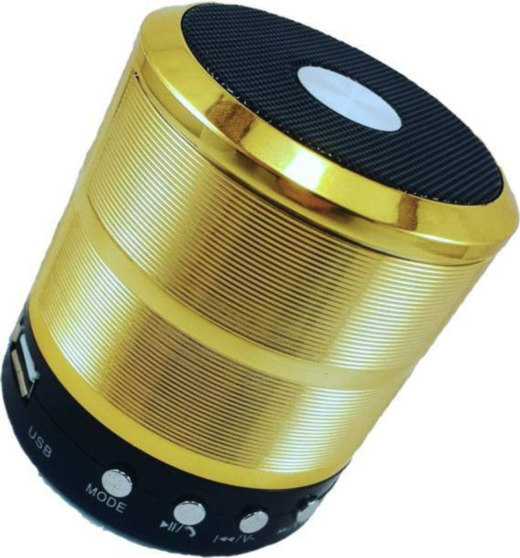rk enterprises WS-887 5 W Bluetooth Gaming Speaker(Silver, Gold, Black, Mono Channel)