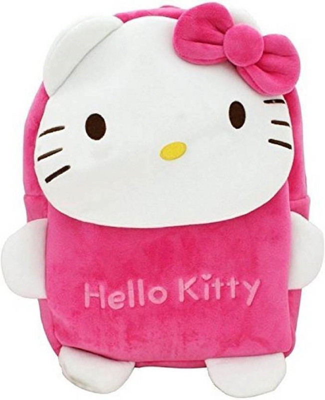 kidofly swati toy kids soft school bag ( 2 to 6 age ) ,double zip .soft fabric for ukg,lkg,play school, boys/girls  - 39 cm(rani-pink)