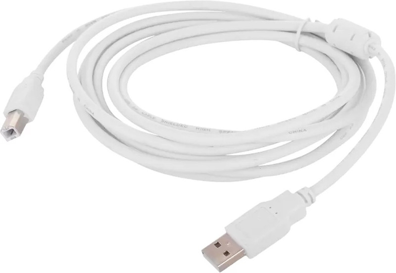 pixon  TV-out Cable Printer Cable USB 3.0 Printer Cable, 1.5 Meter USB Cable(White, For Computer, 1.5)