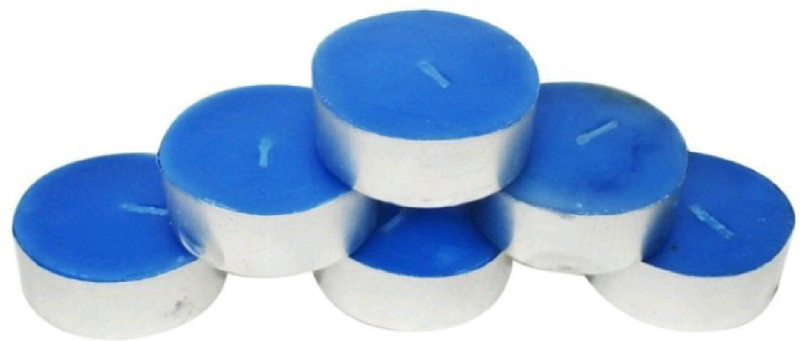madhulica TL 14075 Lavender TEA LIGHT CANDLES Candle(Blue, Pack of 18)