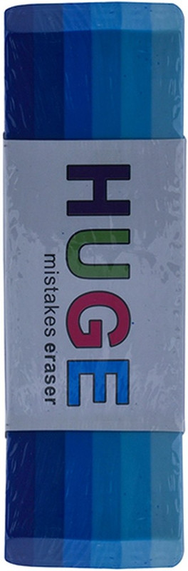 ayre Big Jumbo Size Eraser - Huge Mistakes Erasers - Blue Non-Toxic Eraser(Set of 1, Blue, White)