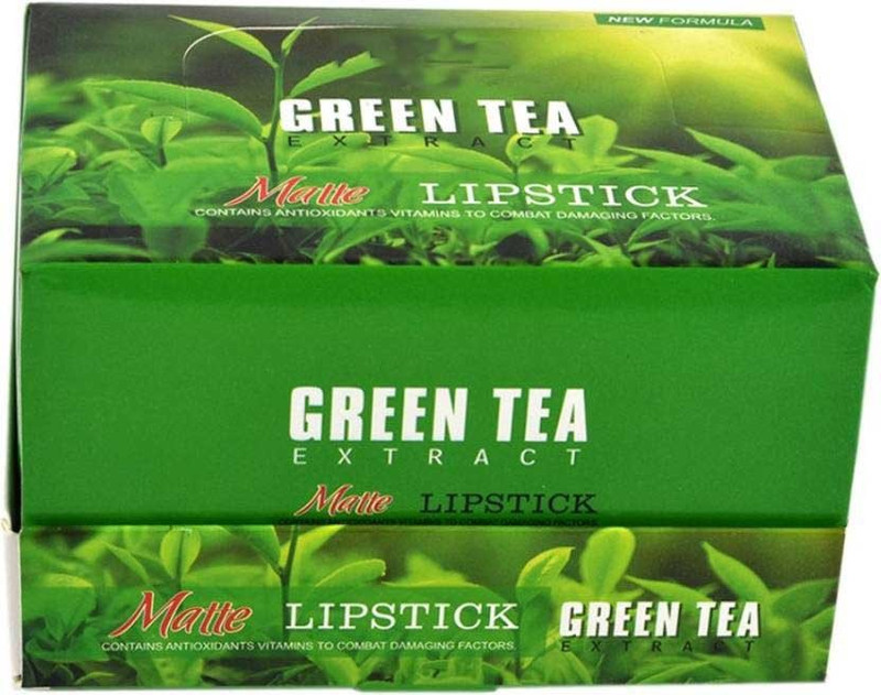 matte GreenTea Ads Lipstick Pack of 24(green, 4.2 ml)