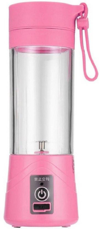 Bewitching Portable and Rechargeable Battery Juice Blender NG 01 Pink Mixer Juicer Jar(380 ml)