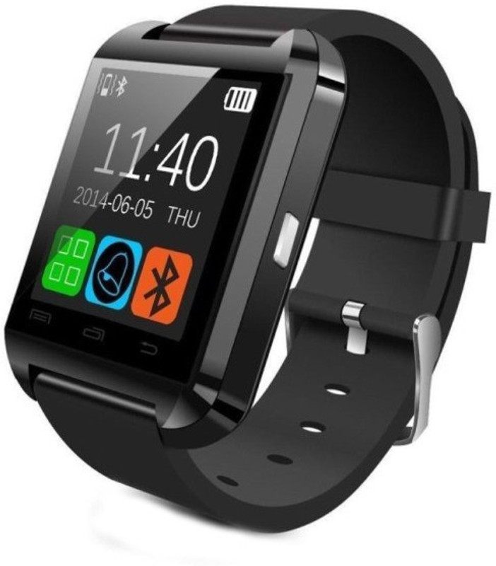 costech u8 Smartwatch(Black Strap Regular)