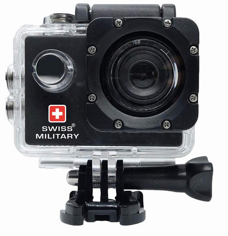 Swiss Military CAM1 CAM1 Sports and Action Camera(Black, 12 MP)