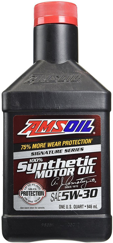 AMSOIL Signature Series 5W-30 Synthetic Motor Oil Synthetic Blend Engine Oil(0.946 L)