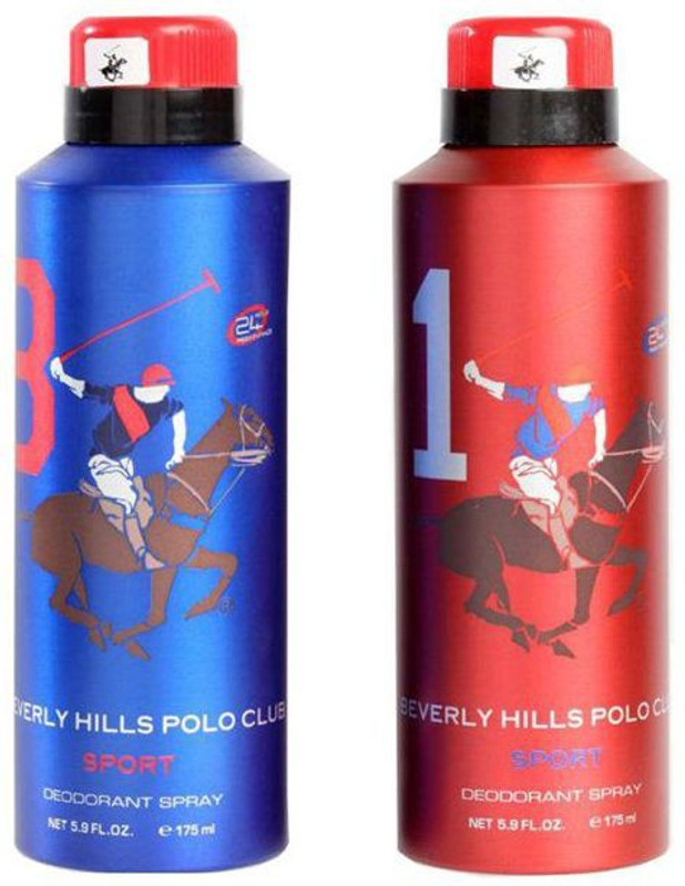 polo club deo no 8-1 Deodorant Spray  -  For Men(350 ml, Pack of 2)